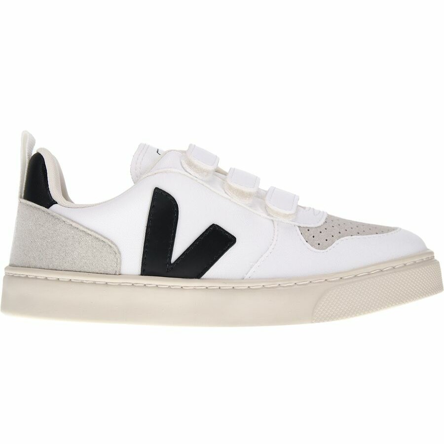 Boys' Footwear * | Sale Veja V-10 Sneaker Kids' White Natural